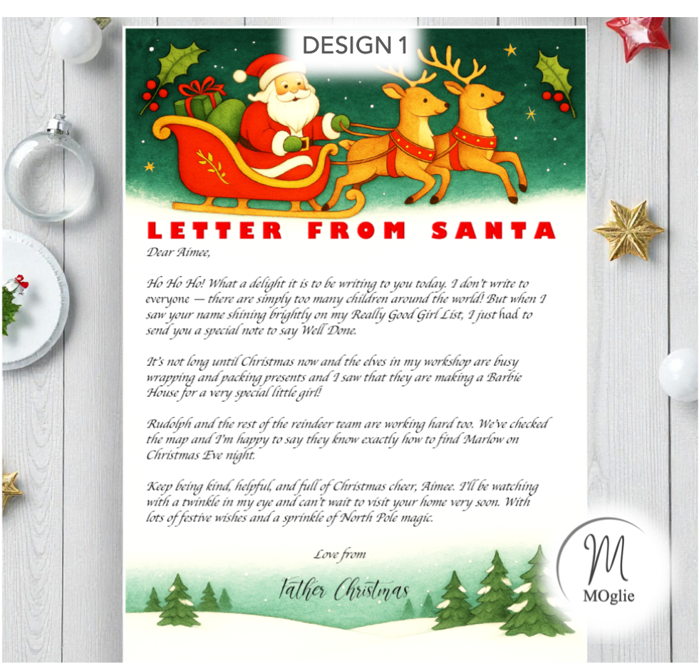 Personalised Letter from Santa – Magical Christmas Letter 1