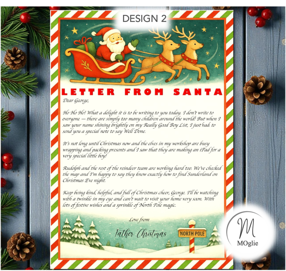 Personalised Letter from Santa – Magical Christmas Letter 2