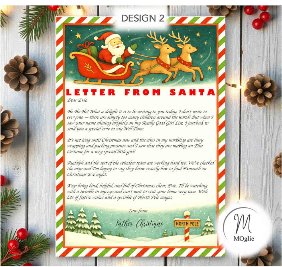 Personalised Letter from Santa – Magical Christmas Letter 2