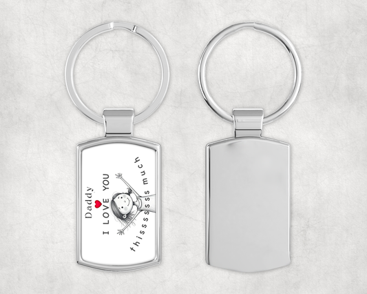 Daddy - I Love You Thissssss Much Keyring - from girl