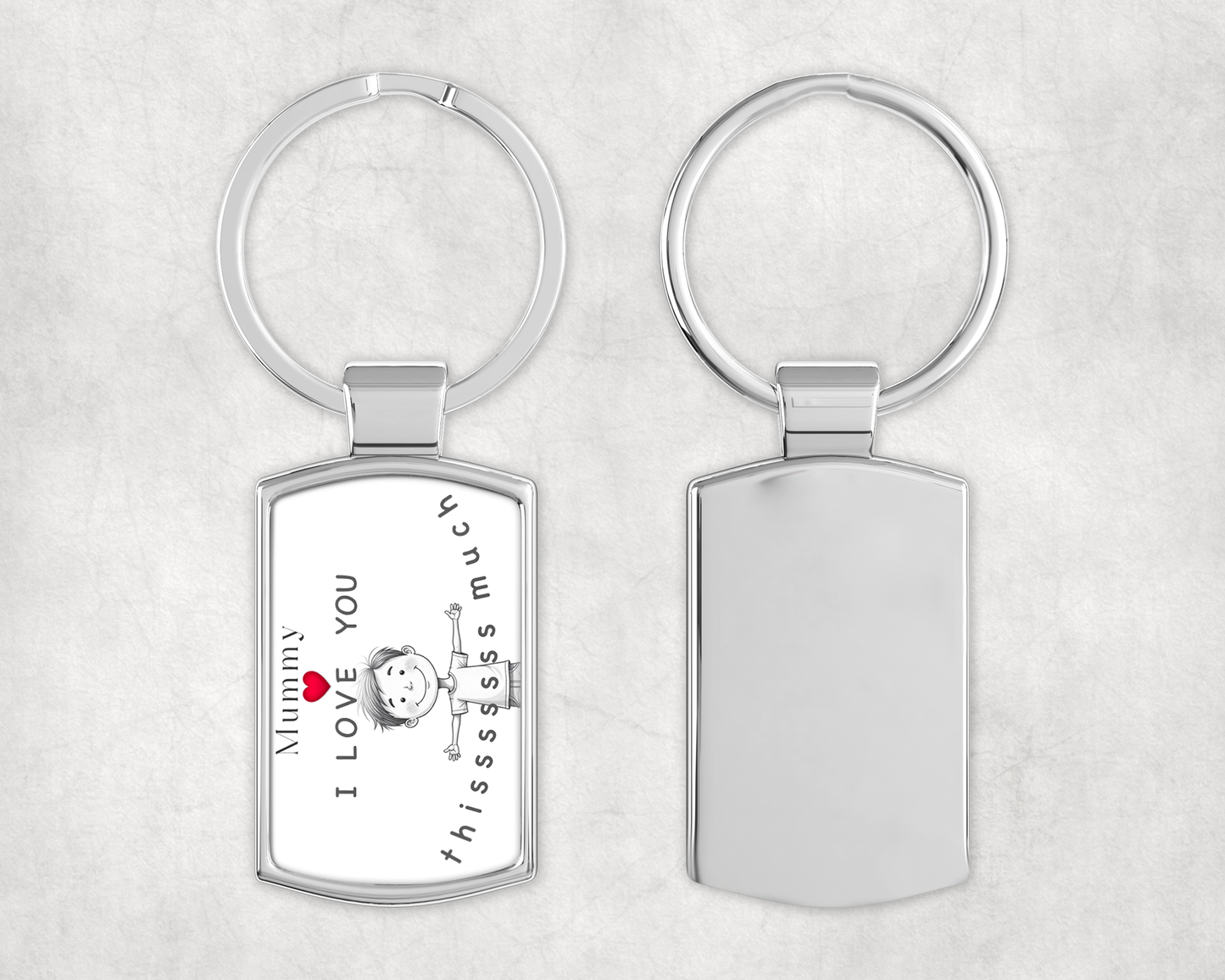 Mummy - I Love You Thissssss Much Keyring - from boy