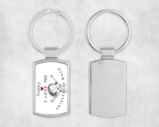 Nanny - I Love You Thissssss Much Keyring - from girl