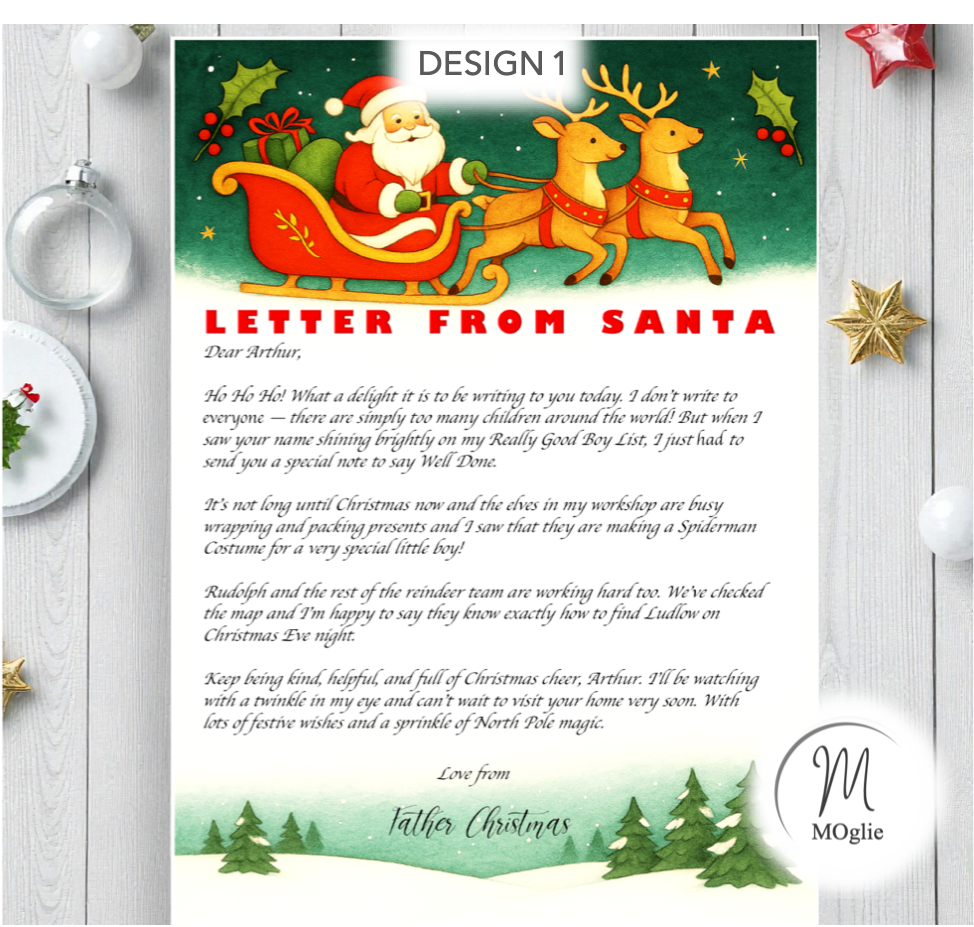 Personalised Letter from Santa – Magical Christmas Letter 1