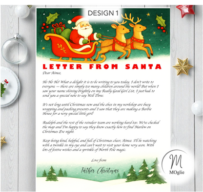 Personalised Letter from Santa – Magical Christmas Letter 1