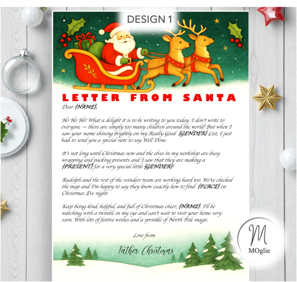 Personalised Letter from Santa – Magical Christmas Letter 1