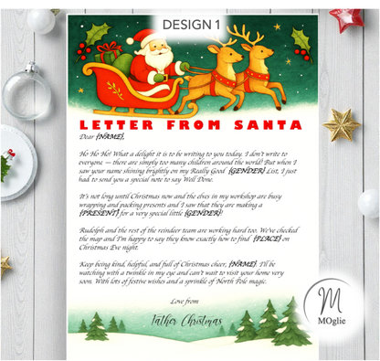 Personalised Letter from Santa – Magical Christmas Letter 1