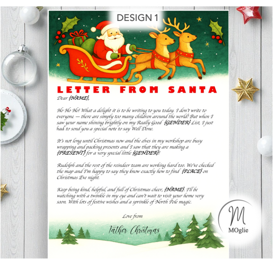 Personalised Letter from Santa – Magical Christmas Letter 1