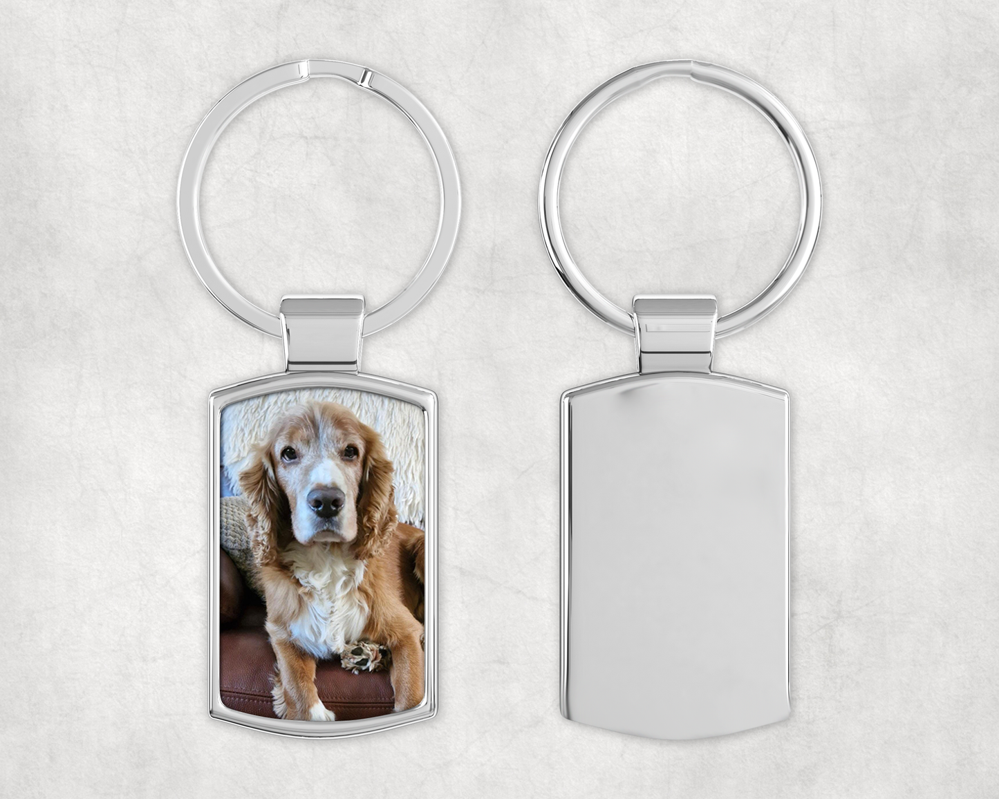 Personalised Pet Photo Keyring – Custom Pet Picture Gift