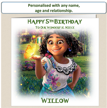 Personalised Encanto Birthday Card - Enc2