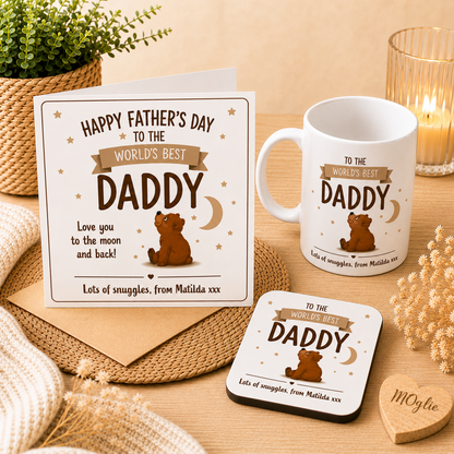 Personalised Father’s Day Card – Love You to the Moon and Back
