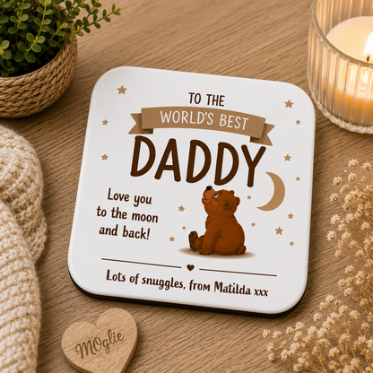 Personalised Father’s Day Card – Love You to the Moon and Back