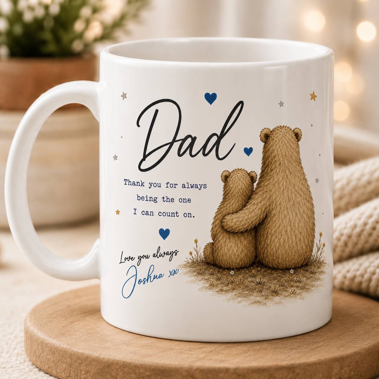 Personalised Father’s Day Card for Dad – Thank You for Always Being There