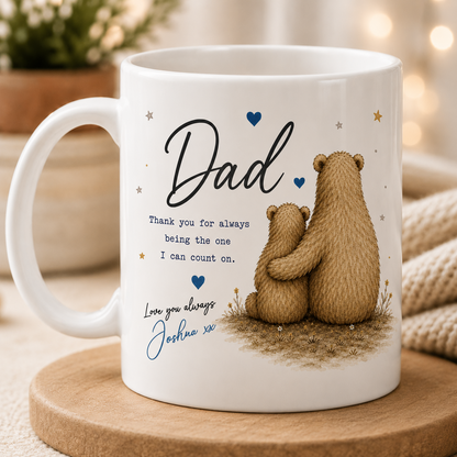 Personalised Father’s Day Card for Dad – Thank You for Always Being There