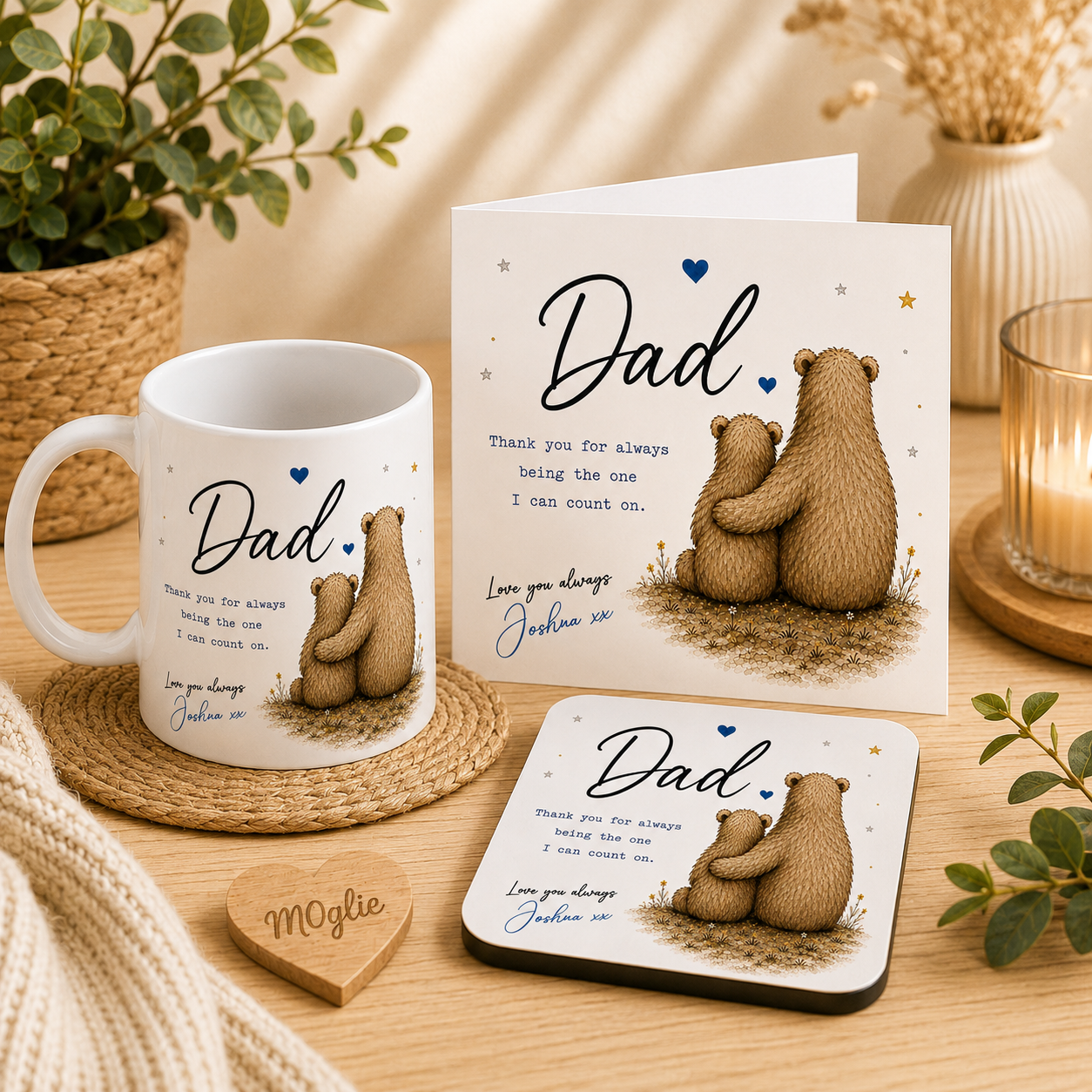 Personalised Father’s Day Card – Thank You for Always Being There