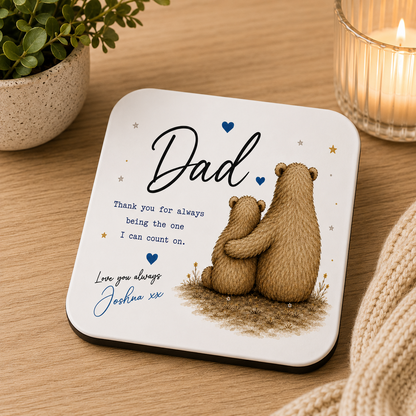 Personalised Father’s Day Card for Dad – Thank You for Always Being There