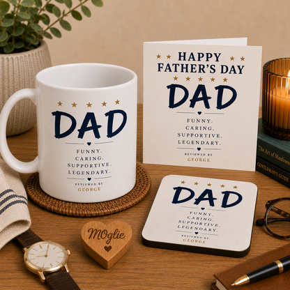 Personalised Father’s Day Card – Funny 5 Star Review