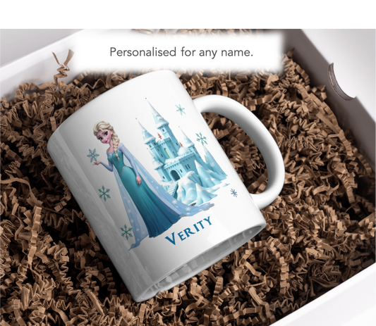 Personalised Frozen Elsa mug