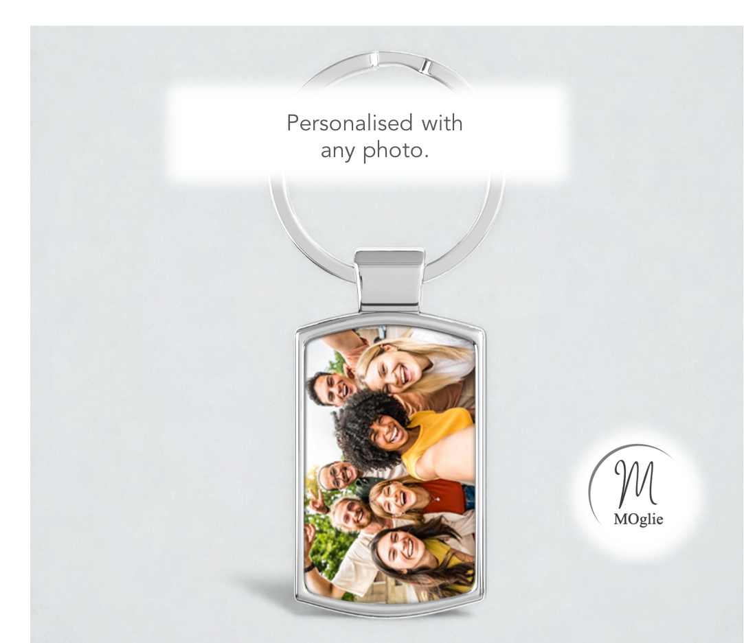 Personalised Photo Keyring – Custom Picture Keepsake