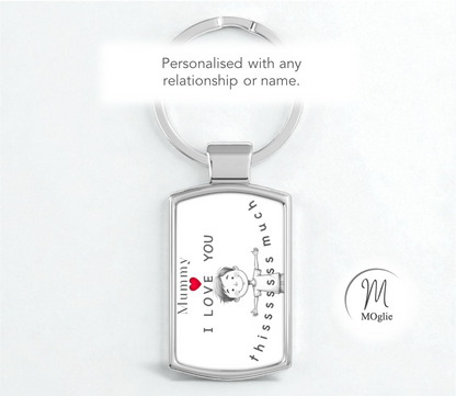 Mummy - I Love You Thissssss Much Keyring - from boy