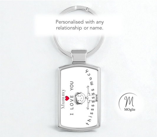 Mummy - I Love You Thissssss Much Keyring - from boy