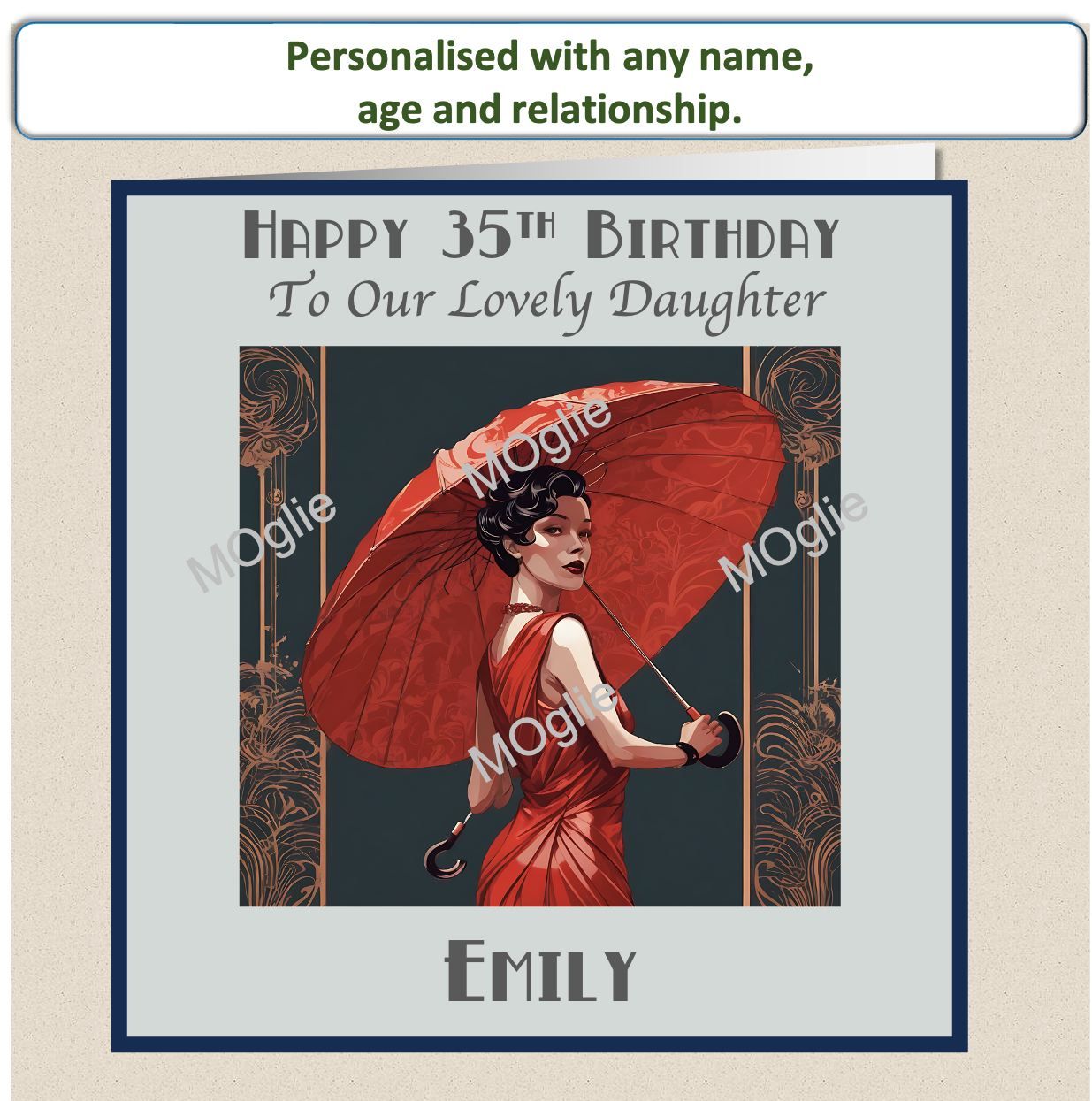 art deco lady, red peacock flapper dress, elegant vintage retro style.