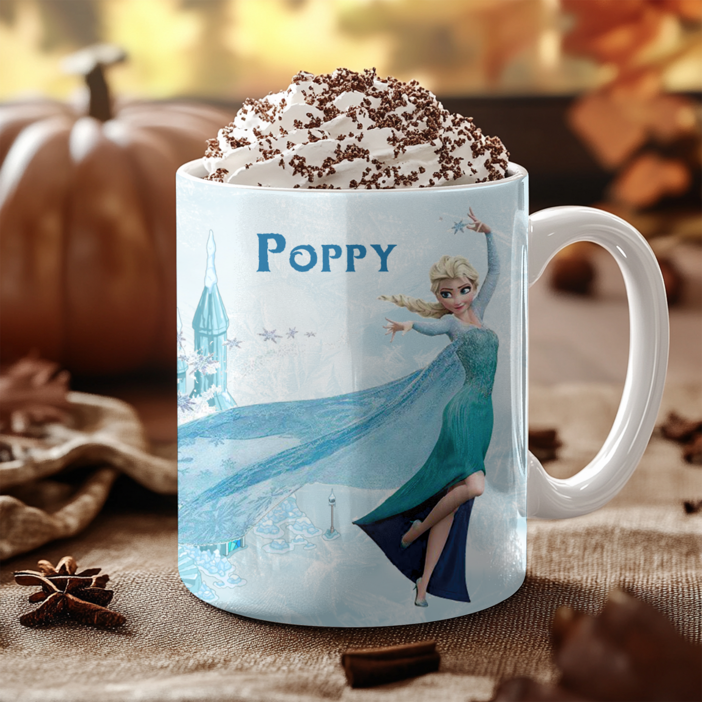 Personalised Frozen Elsa mug