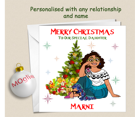 Personalised Encanto Mirabel Christmas Card - ENC1
