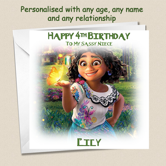 Personalised Encanto Birthday Card - Enc1